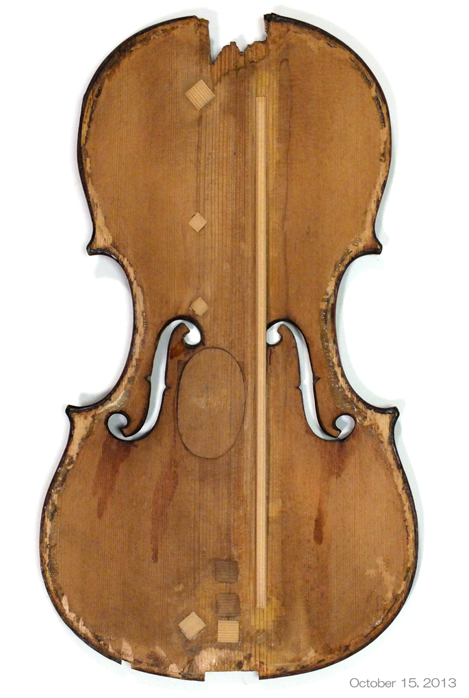 これをバロック・バイオリンに戻せないでしょうか？ 』 と ご相談を受けたので、古楽器（ ピリオド楽器 ）として整備しました。 | 自由ヶ丘ヴァイオリン