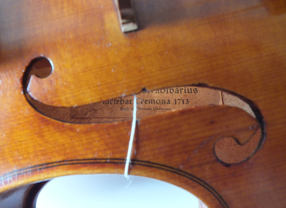 Violin Made in West Germany - Antonius Stradivarius 1713 - 1950年代 - 1 L