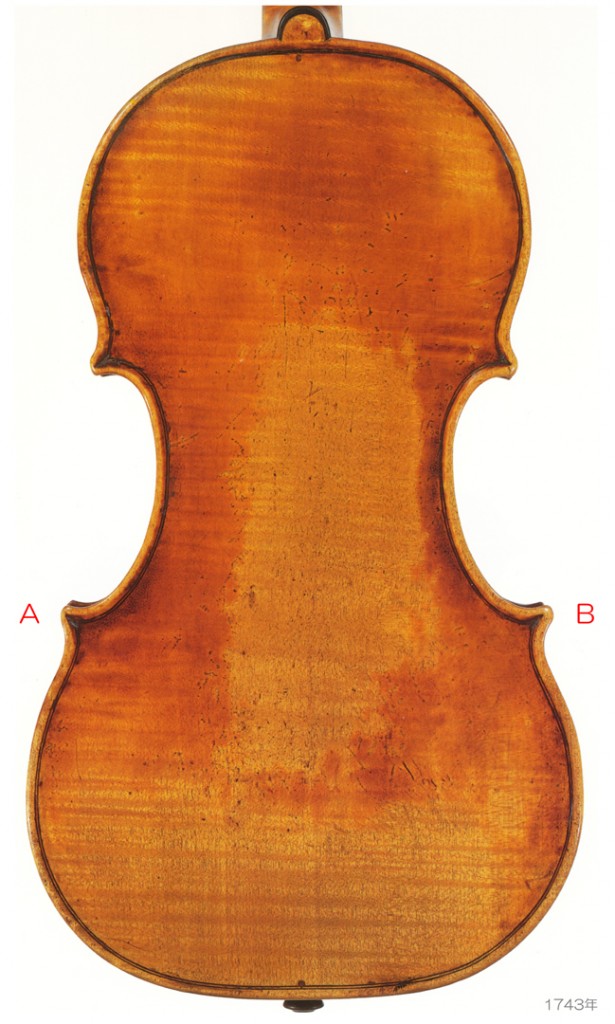 Bartolomeo Giuseppe Guarneri - del Gesù ( 1698-1744 ) Violin Carrodus 1743年 - A L