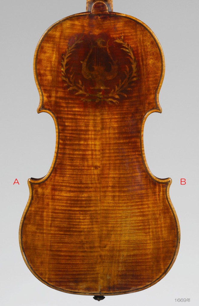 Nicolò Amati ( 1596–1684 ) violin 1669年 body L350 W201 - C L