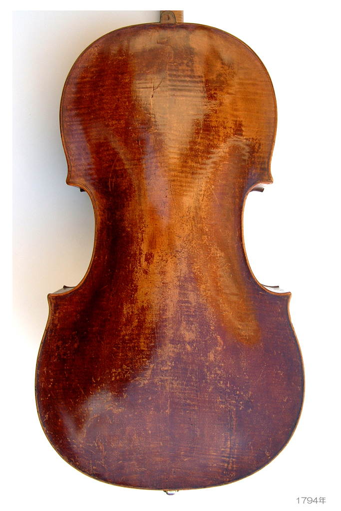 Joseph Thomas Klotz Violoncello piccolo Mittenwald 1794 ( 1743-1809 ) Sebastian 1696-1768 - A L