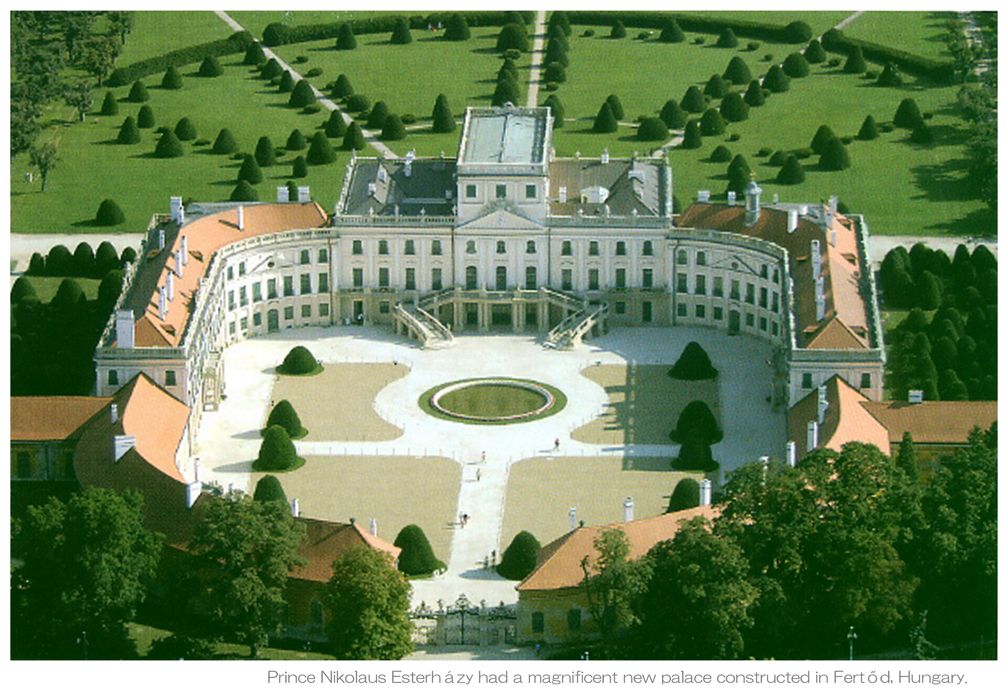 Prince Nikolaus Esterházy had a magnificent new palace constructed in Fertőd Hungary　- A L