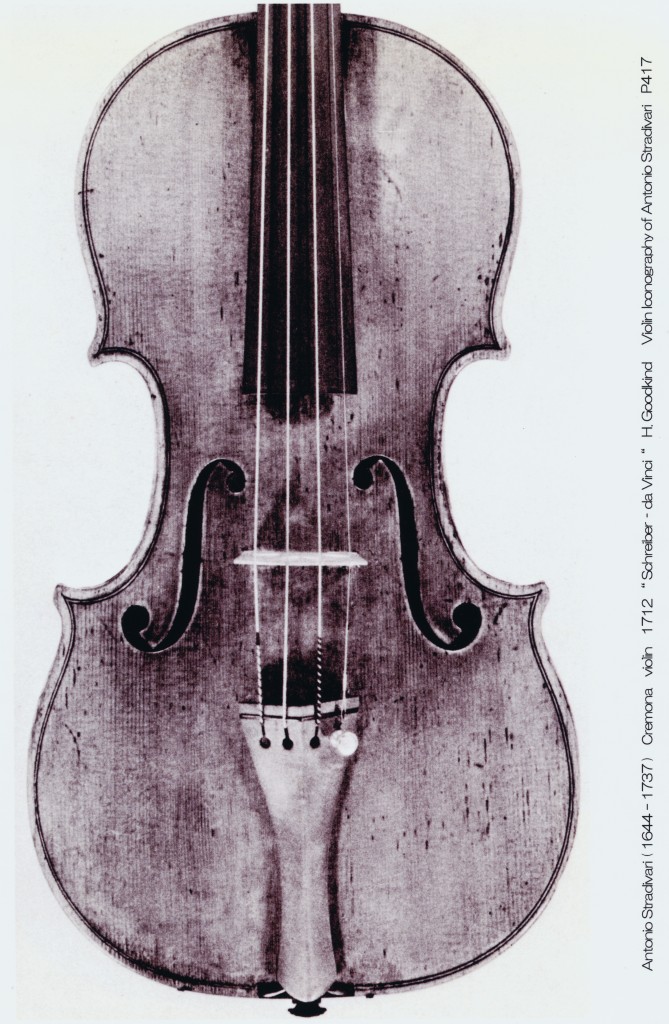 5 Antonio Stradivari Schreiber - da Vinci 1712 ( c 1644-1737 )