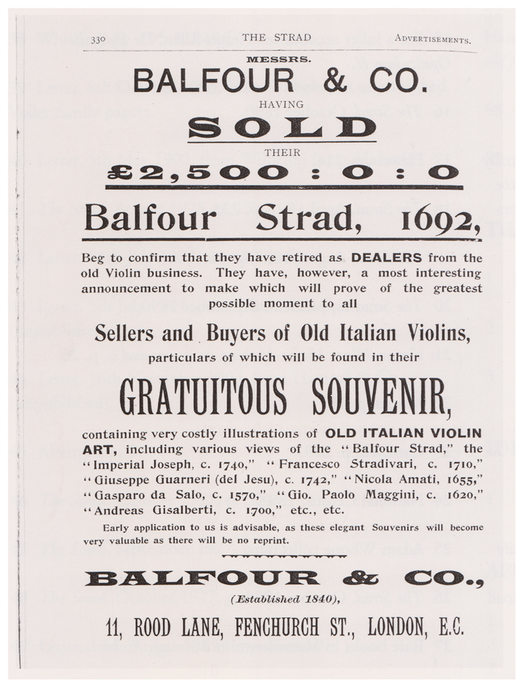 BALFOUR March 1903 - A L